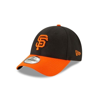 Black San Francisco Giants Hat - New Era MLB The League 9FORTY Adjustable Caps USA5136247